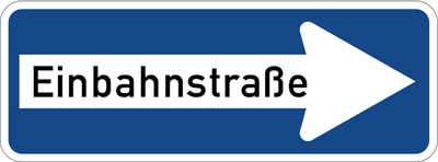 Einbahnstrasse